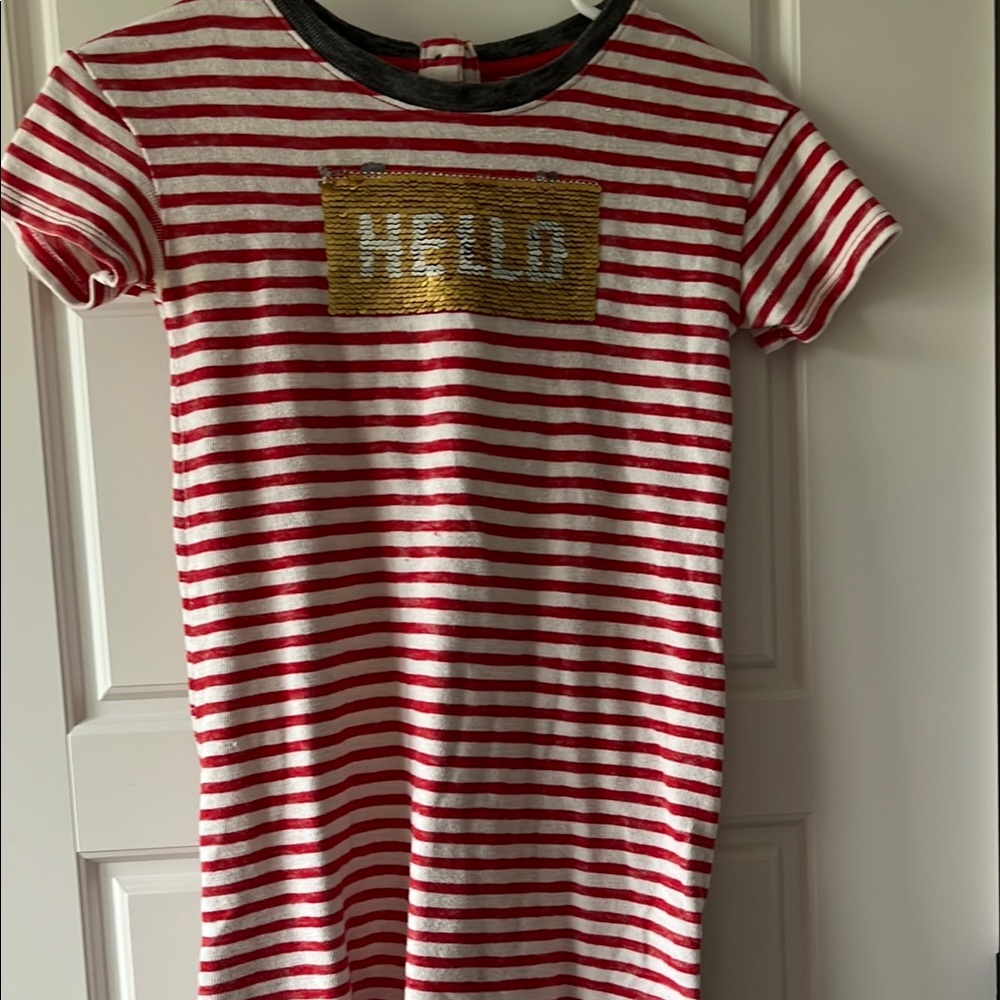 Striped Red and White Kids Shirt